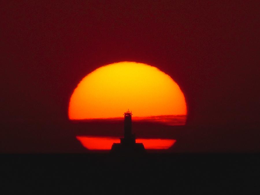 Lighthouse Sunrise, photograph by Robert McGreevy
