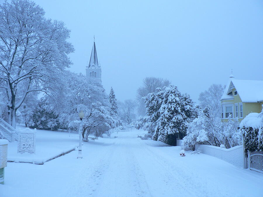 Mackinac Winter, photograph by Robert McGreevy