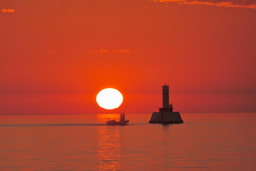 Round Island Pass Sunrise, photograph by Robert McGreevy